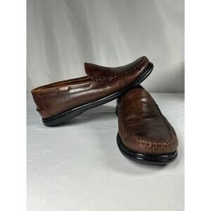Dockers Brown Leather Loafers Men’s Size 9.5M office comfortable career business